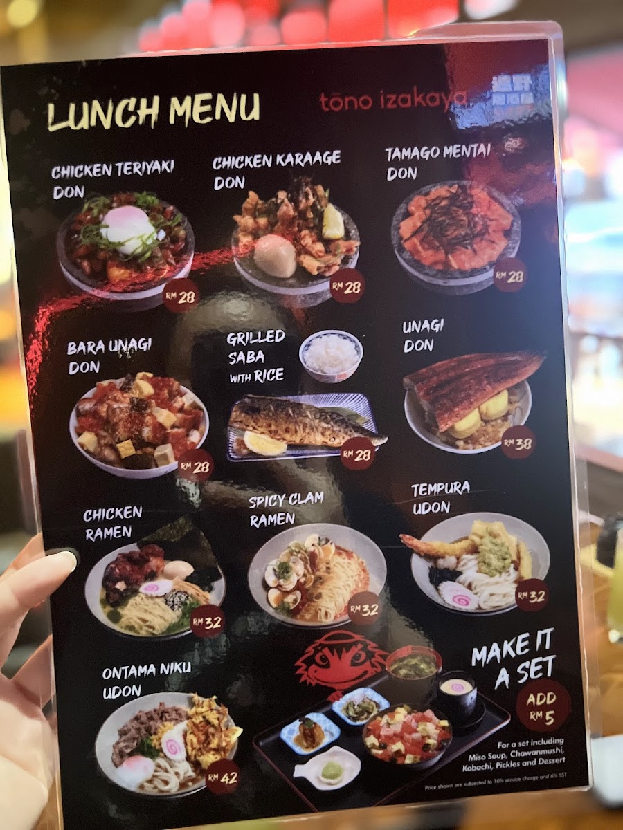 Tono Izakaya Publika Photo Menu 4