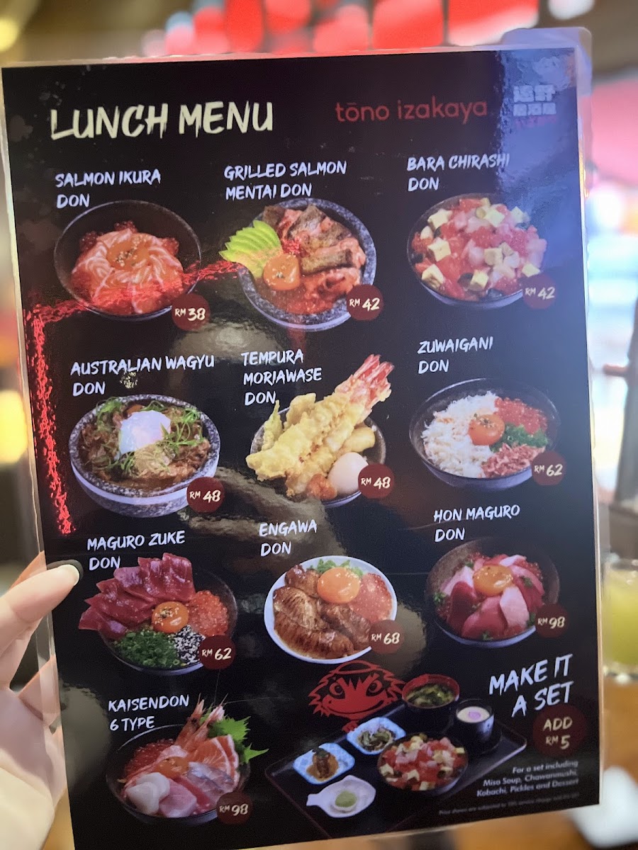 Tono Izakaya Publika Photo Menu 5