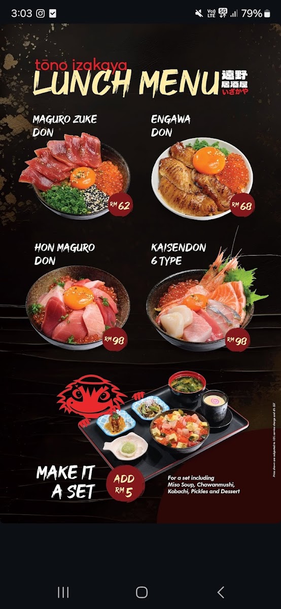 Tono Izakaya Publika Photo Menu 9