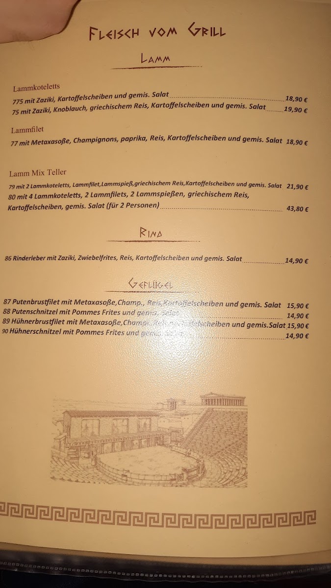 Restaurant Olympia Senden Photo Menu 3