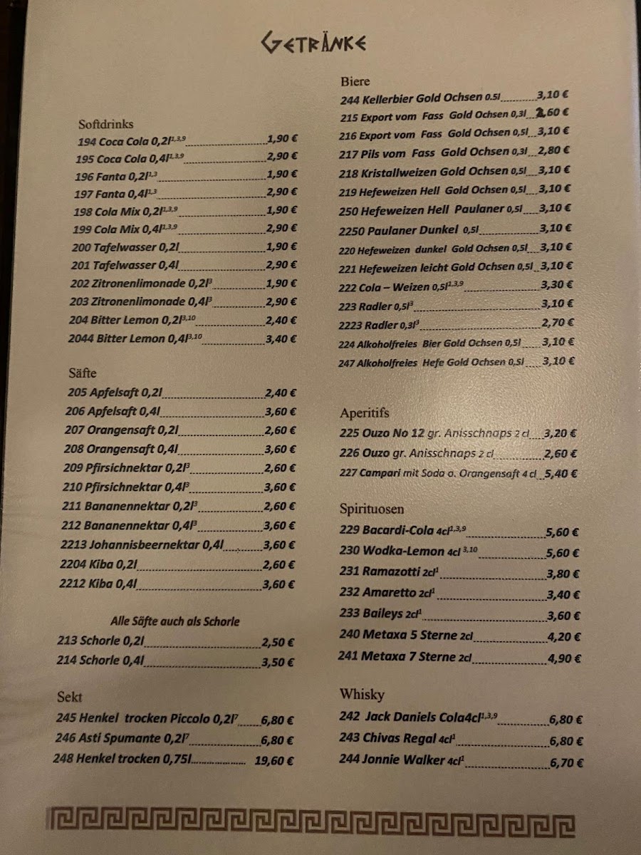 Restaurant Olympia Senden Photo Menu 8