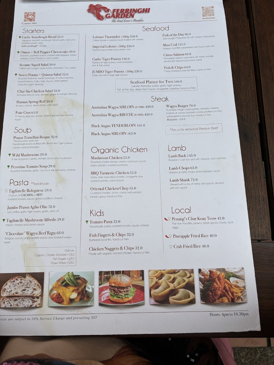 Ferringhi Garden Restaurant Photo Menu 3