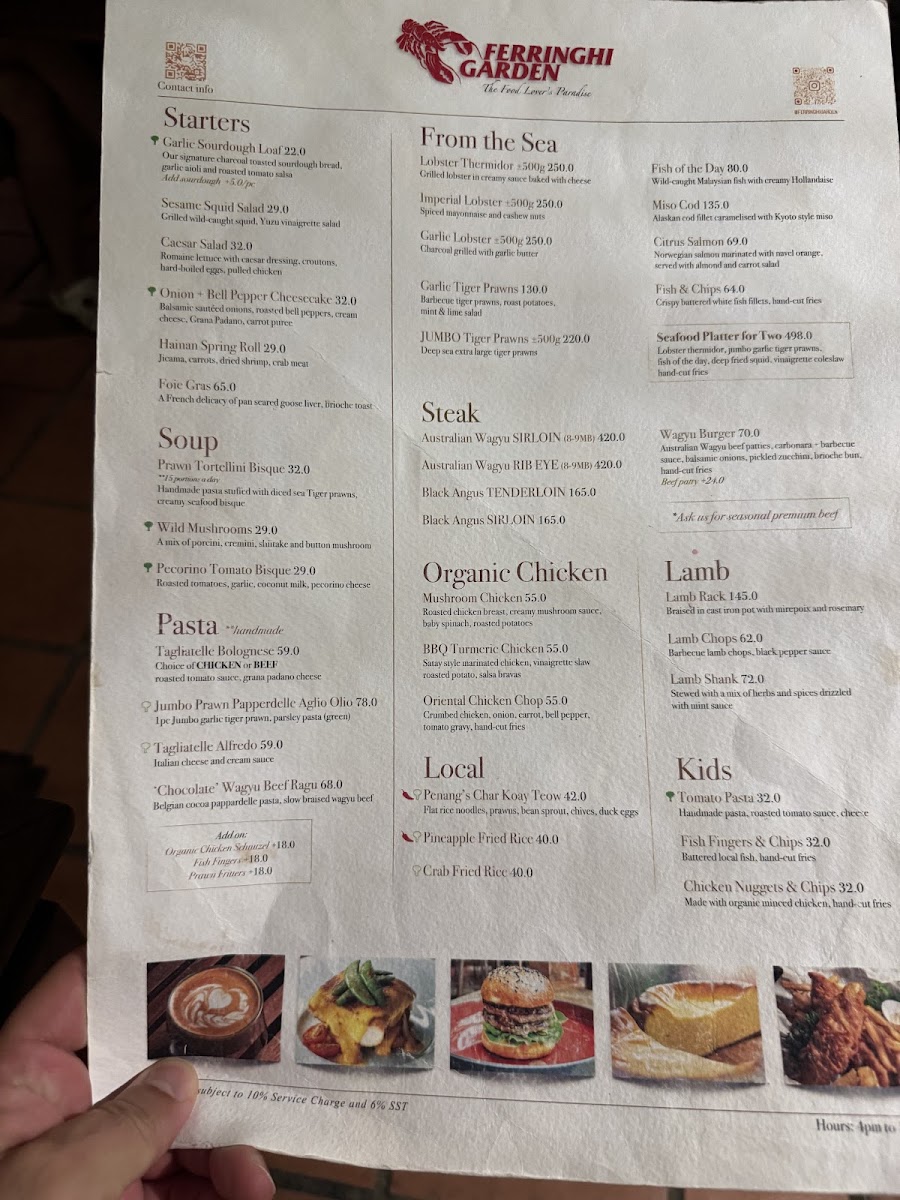Ferringhi Garden Restaurant Photo Menu 4