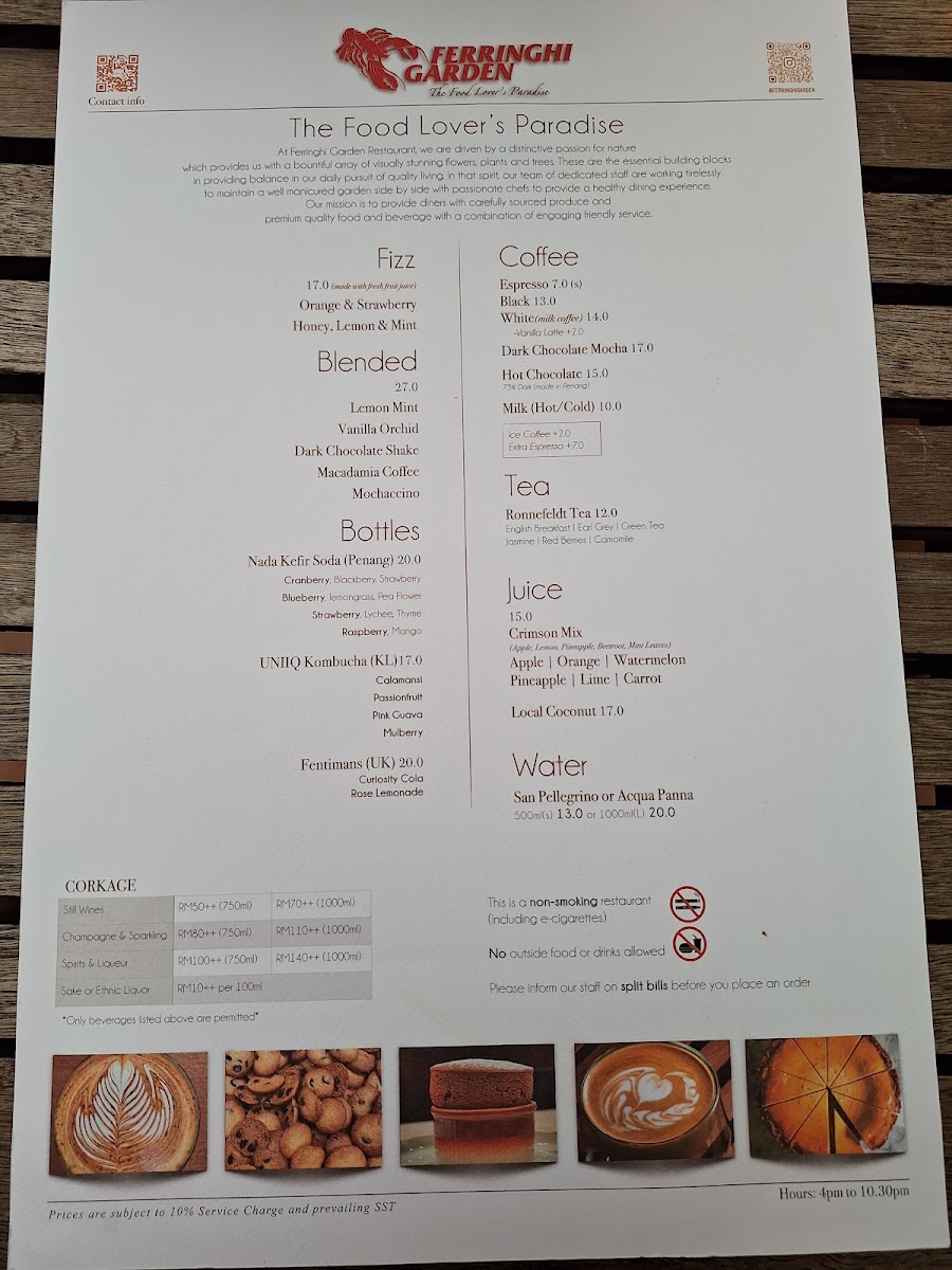 Ferringhi Garden Restaurant Photo Menu 6
