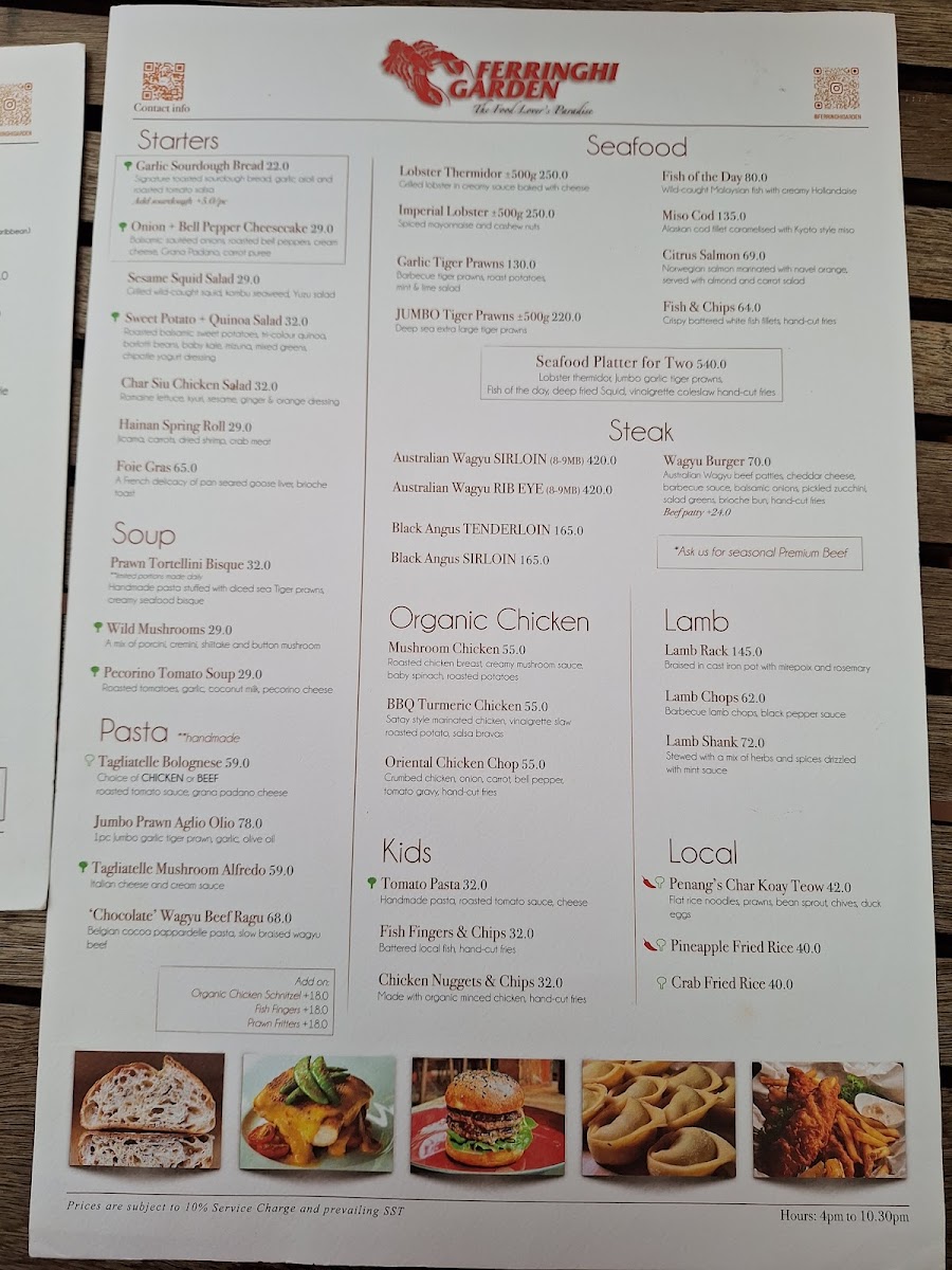 Ferringhi Garden Restaurant Photo Menu 7