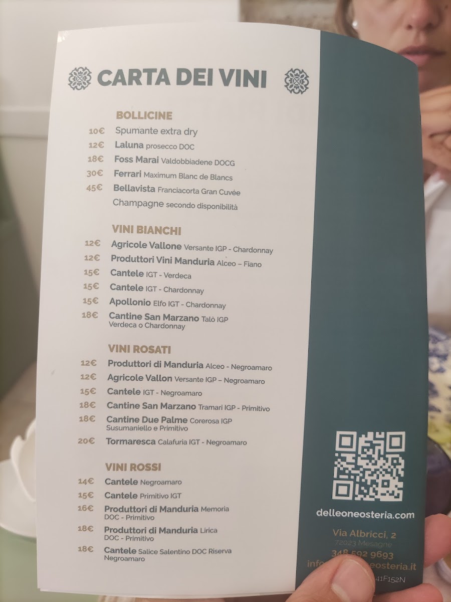 Osteria del leone Photo Menu 1