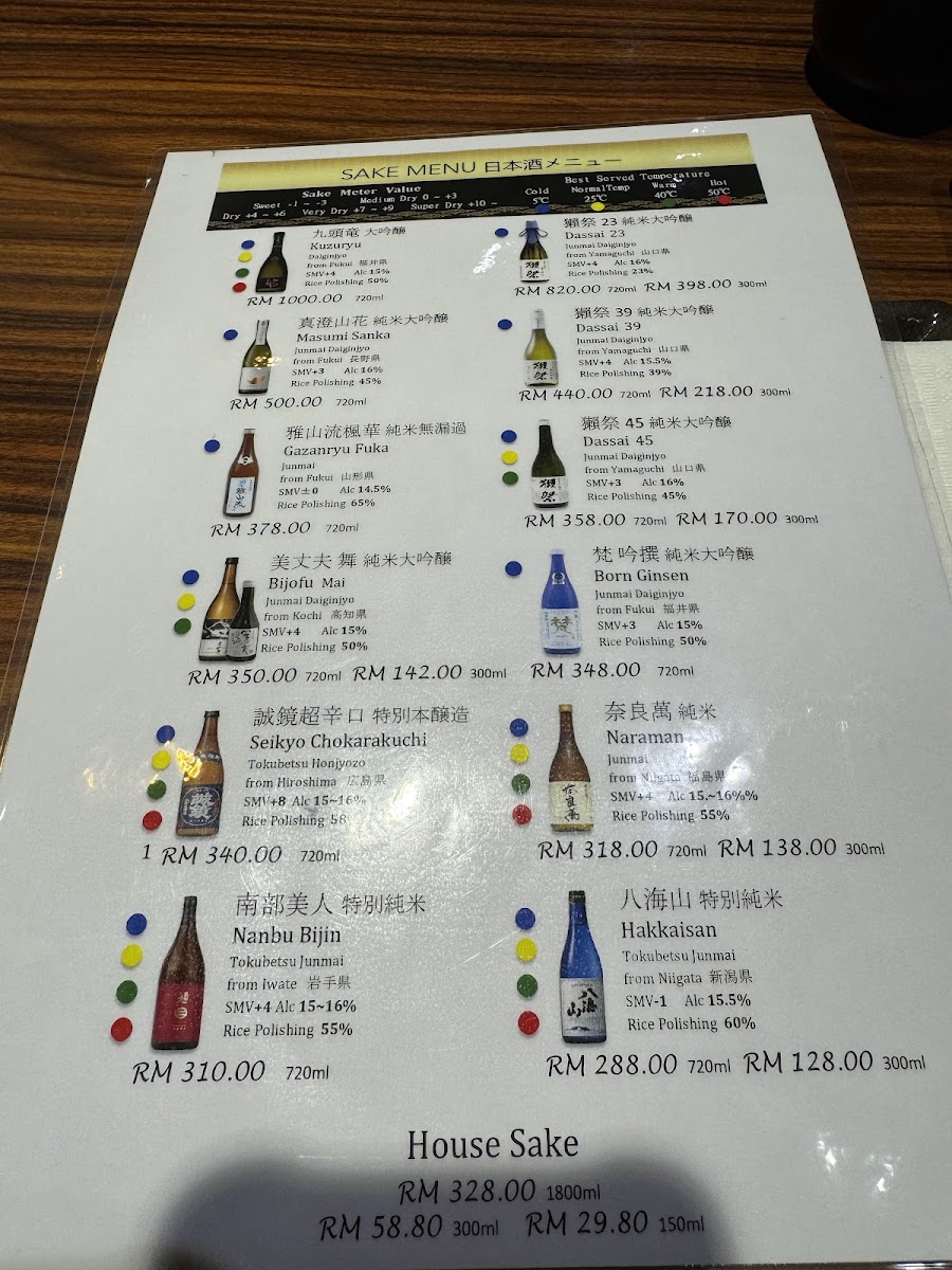 Kuriya Japanese Restaurant Photo Menu 1