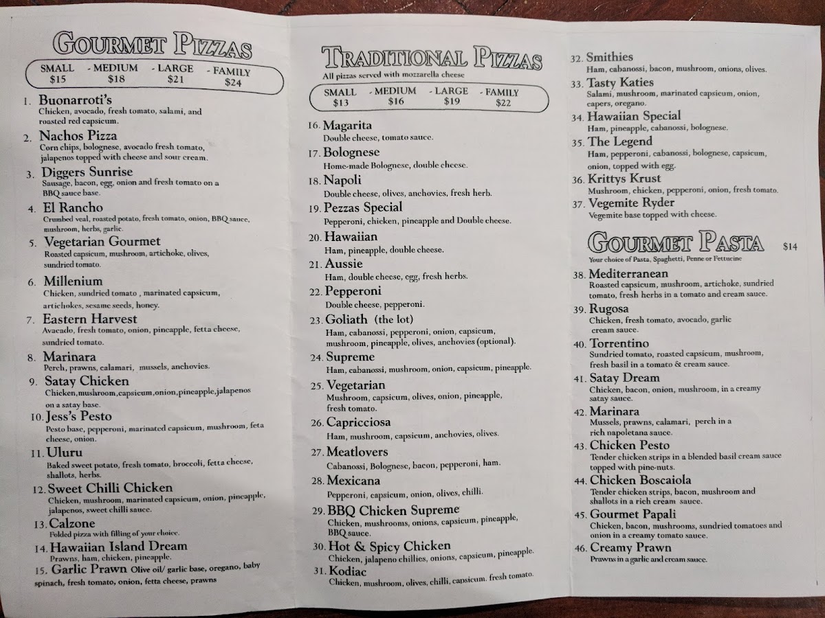 Bonno's Pizzeria Photo Menu 8