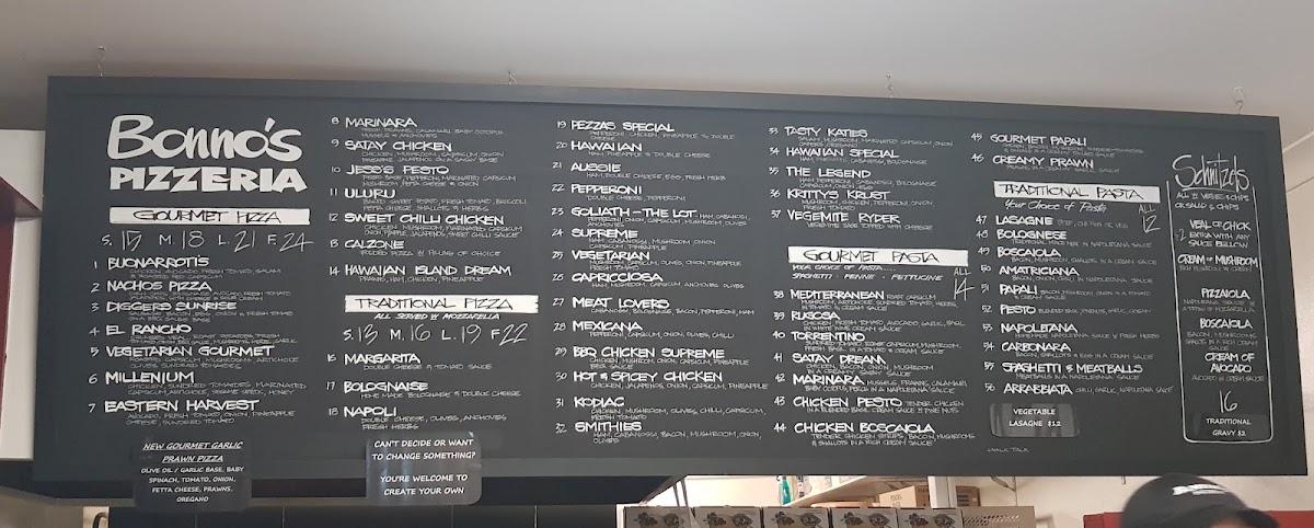 Bonno's Pizzeria Photo Menu 9