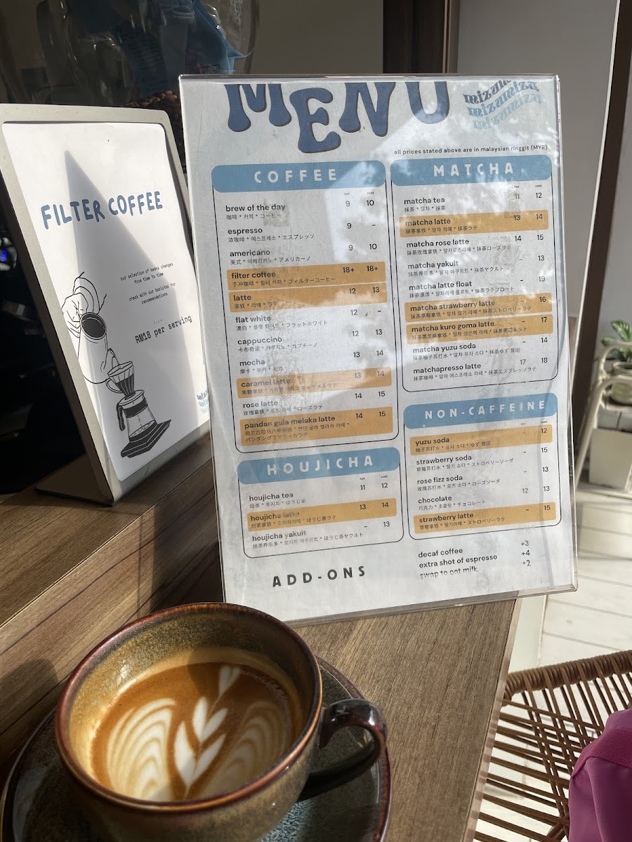 mizumizu coffee Photo Menu 7