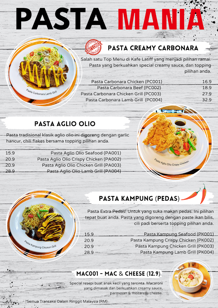 Kafe Latiff ( Muslim Owned ) Photo Menu 3