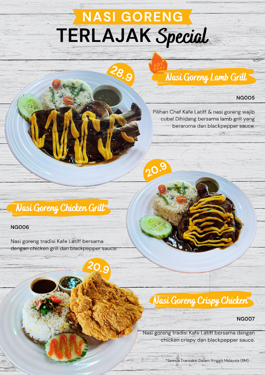 Kafe Latiff ( Muslim Owned ) Photo Menu 4