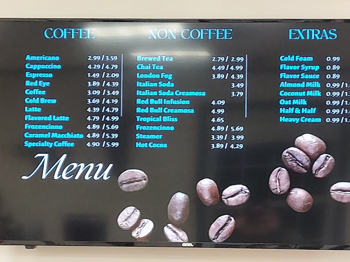 Deja Brew at Miney Branch Photo Menu 1
