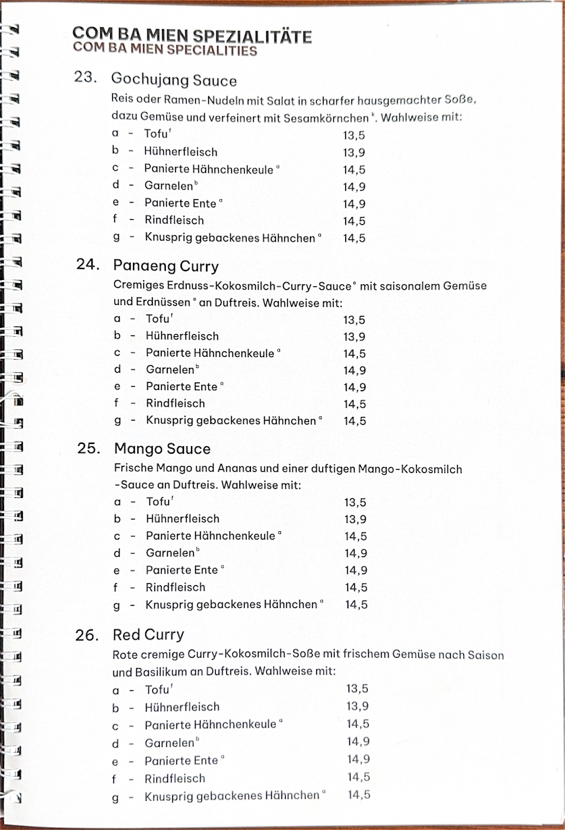 Com3Mien Bingen Photo Menu 4