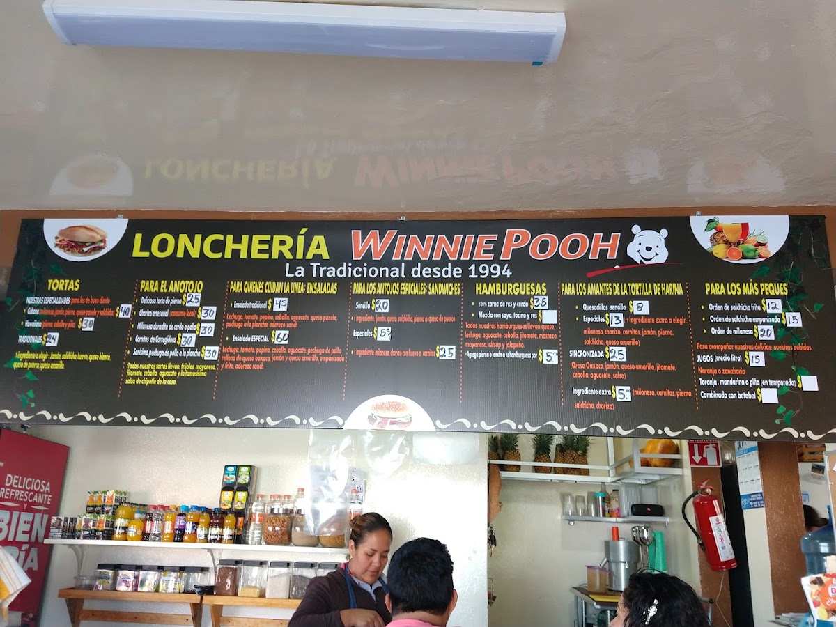 Loncheria La Winnie Photo Menu 8