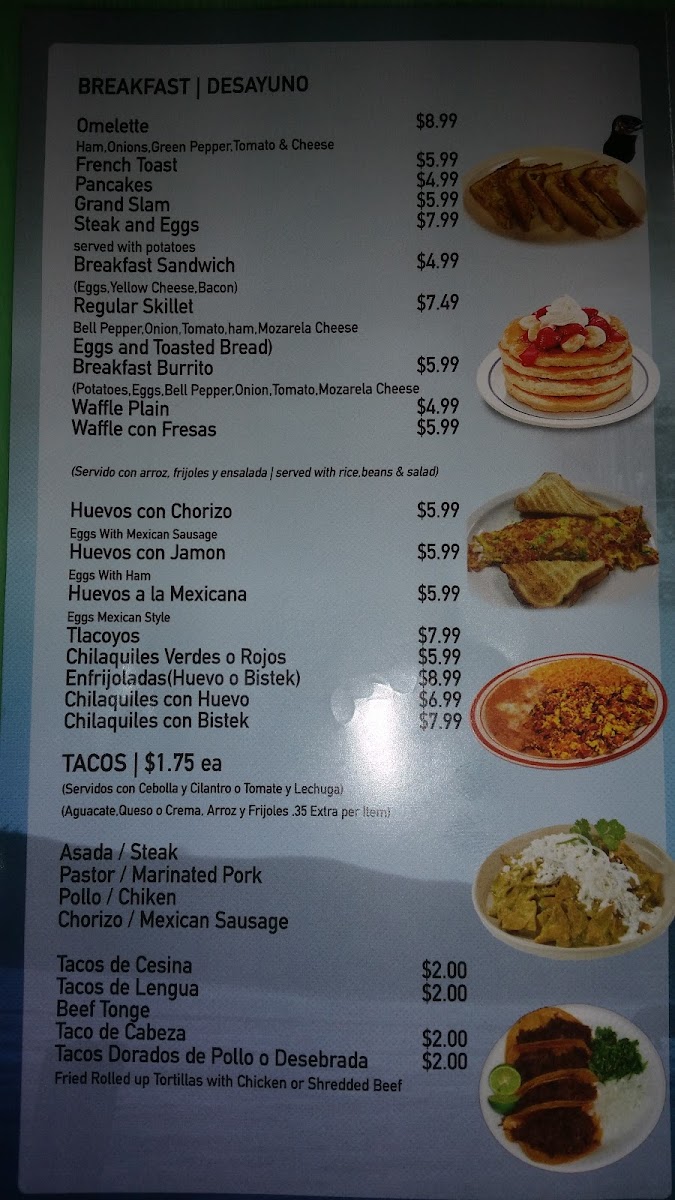 Mi Rancho Restaurant Photo Menu 6
