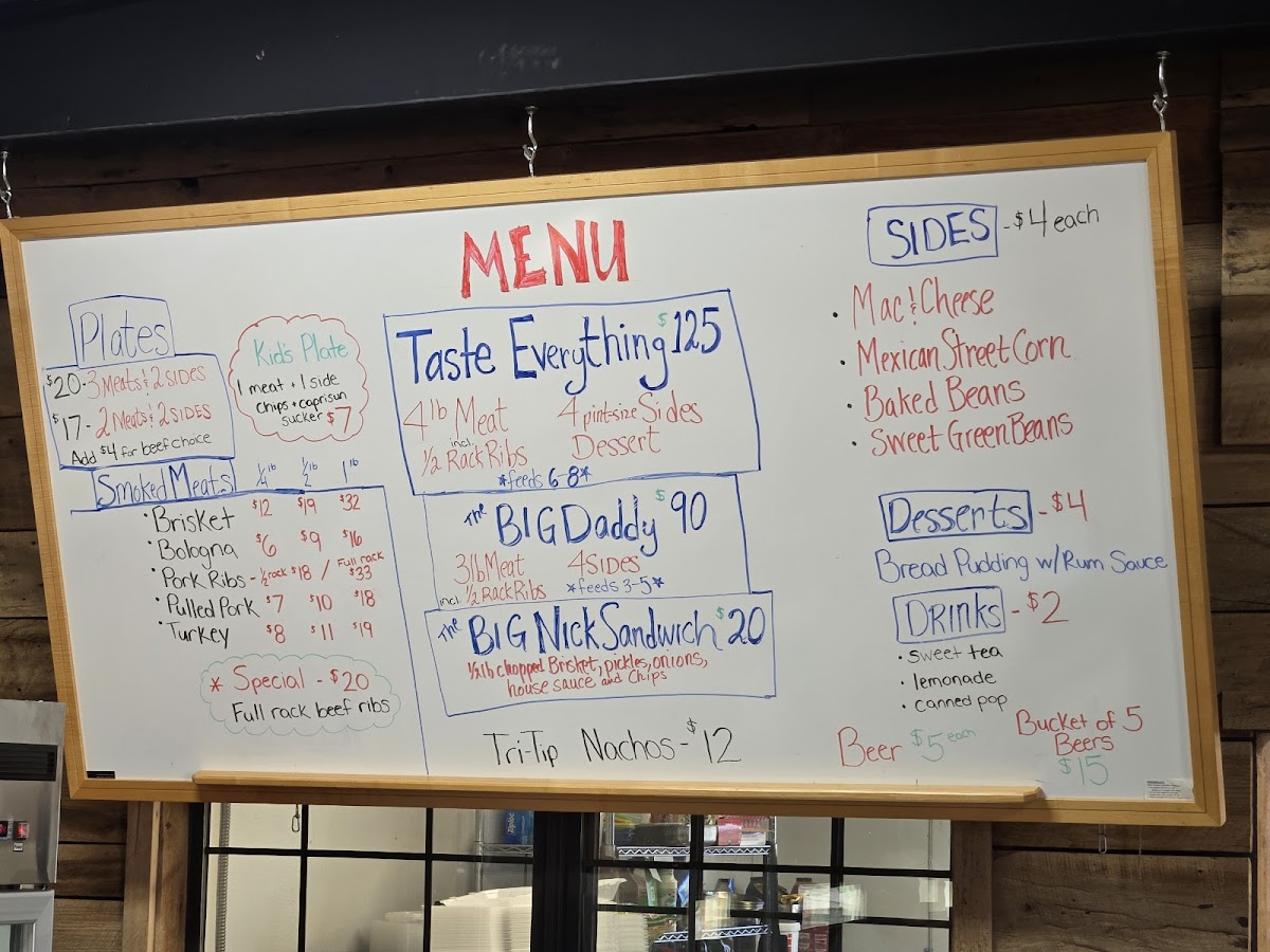 Countrymen BBQ Photo Menu 2