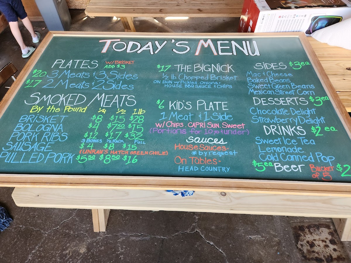 Countrymen BBQ Photo Menu 3