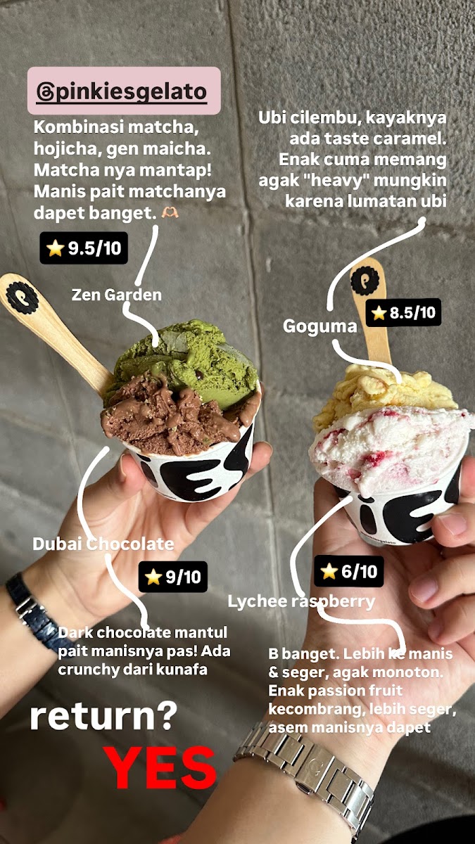 Pinkies Gelato & Coffee Photo Menu 10