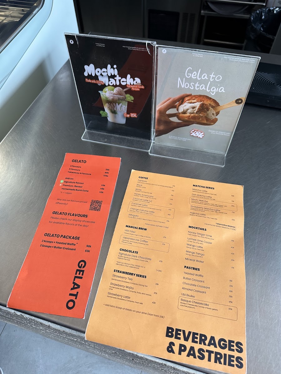 Pinkies Gelato & Coffee Photo Menu 6