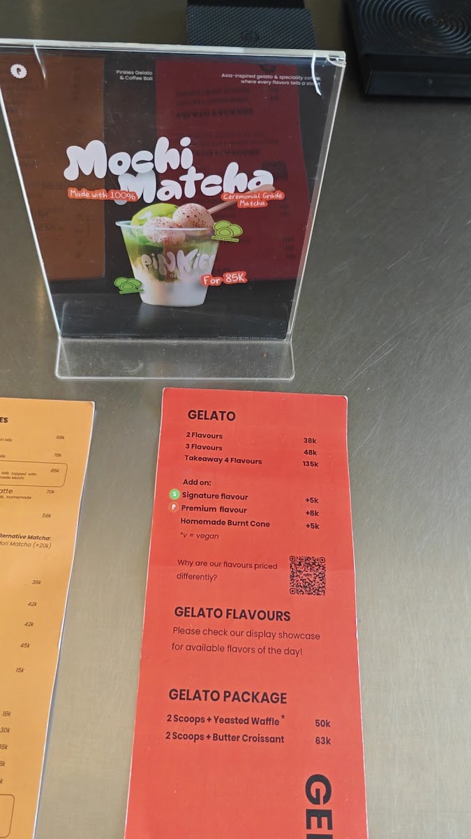 Pinkies Gelato & Coffee Photo Menu 7