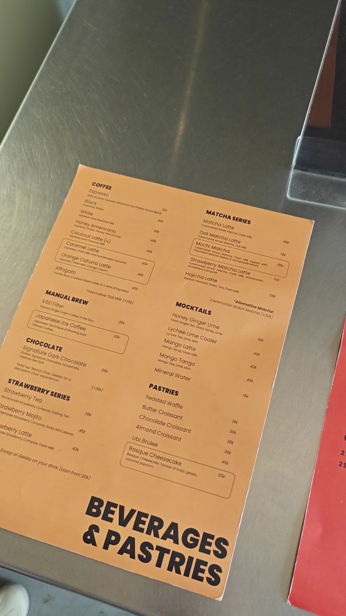 Pinkies Gelato & Coffee Photo Menu 8