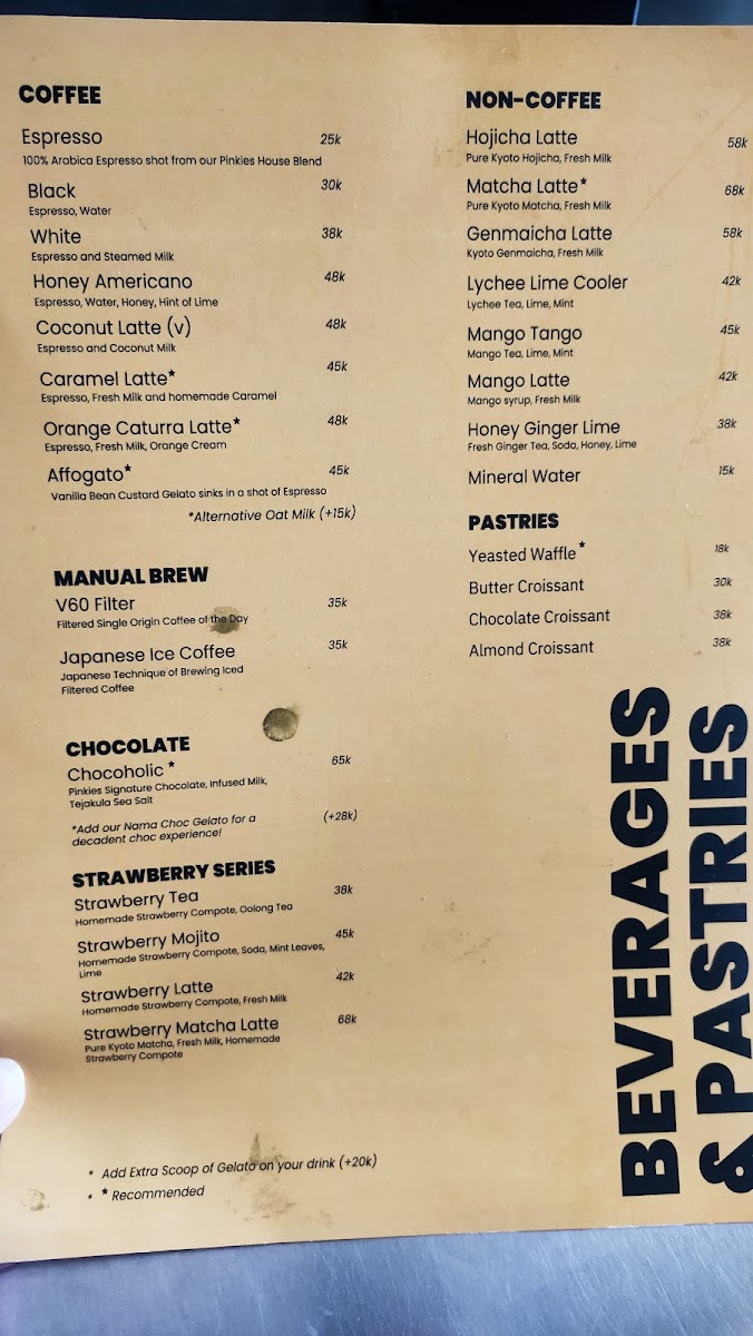Pinkies Gelato & Coffee Photo Menu 9