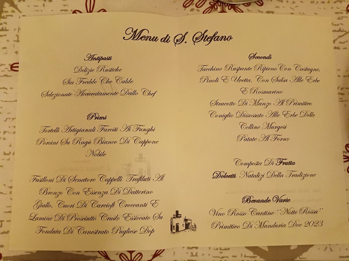 L'Antica Locanda Photo Menu 1