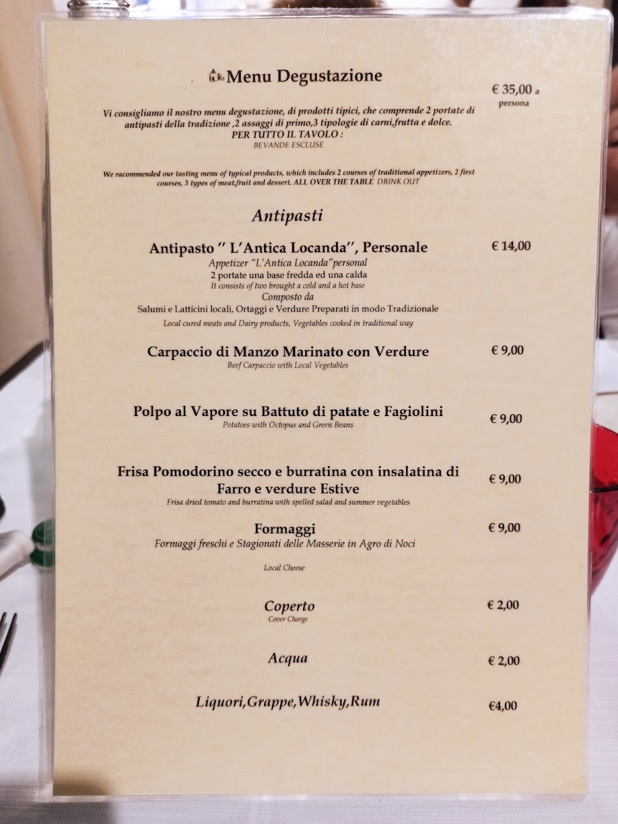 L'Antica Locanda Photo Menu 4