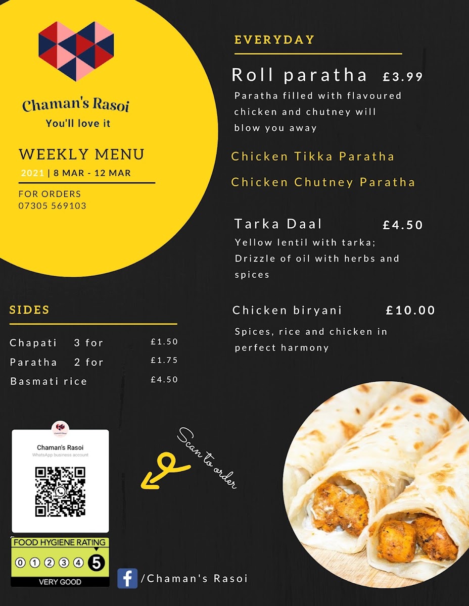 Chaman's Rasoi Photo Menu 5