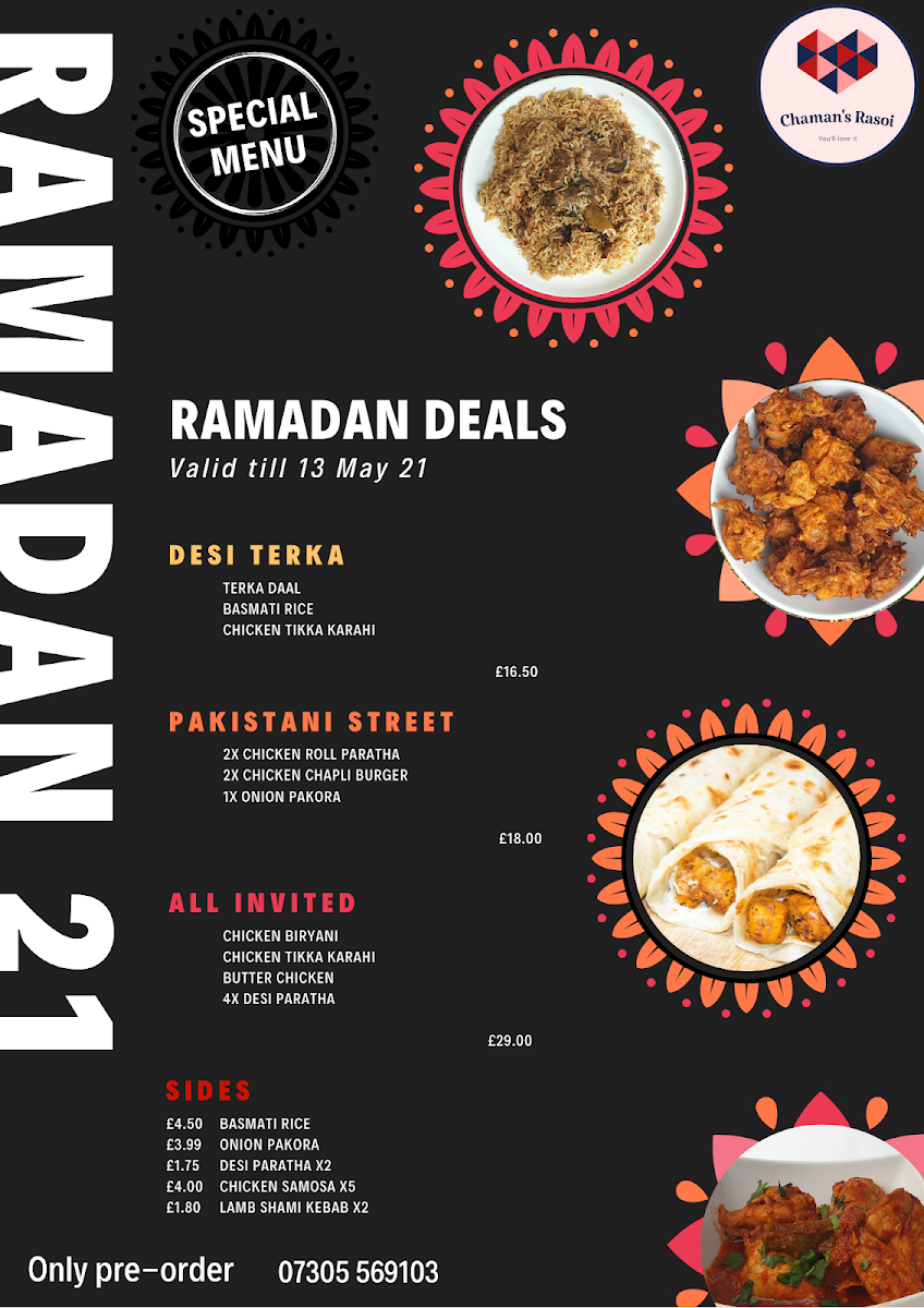 Chaman's Rasoi Photo Menu 6