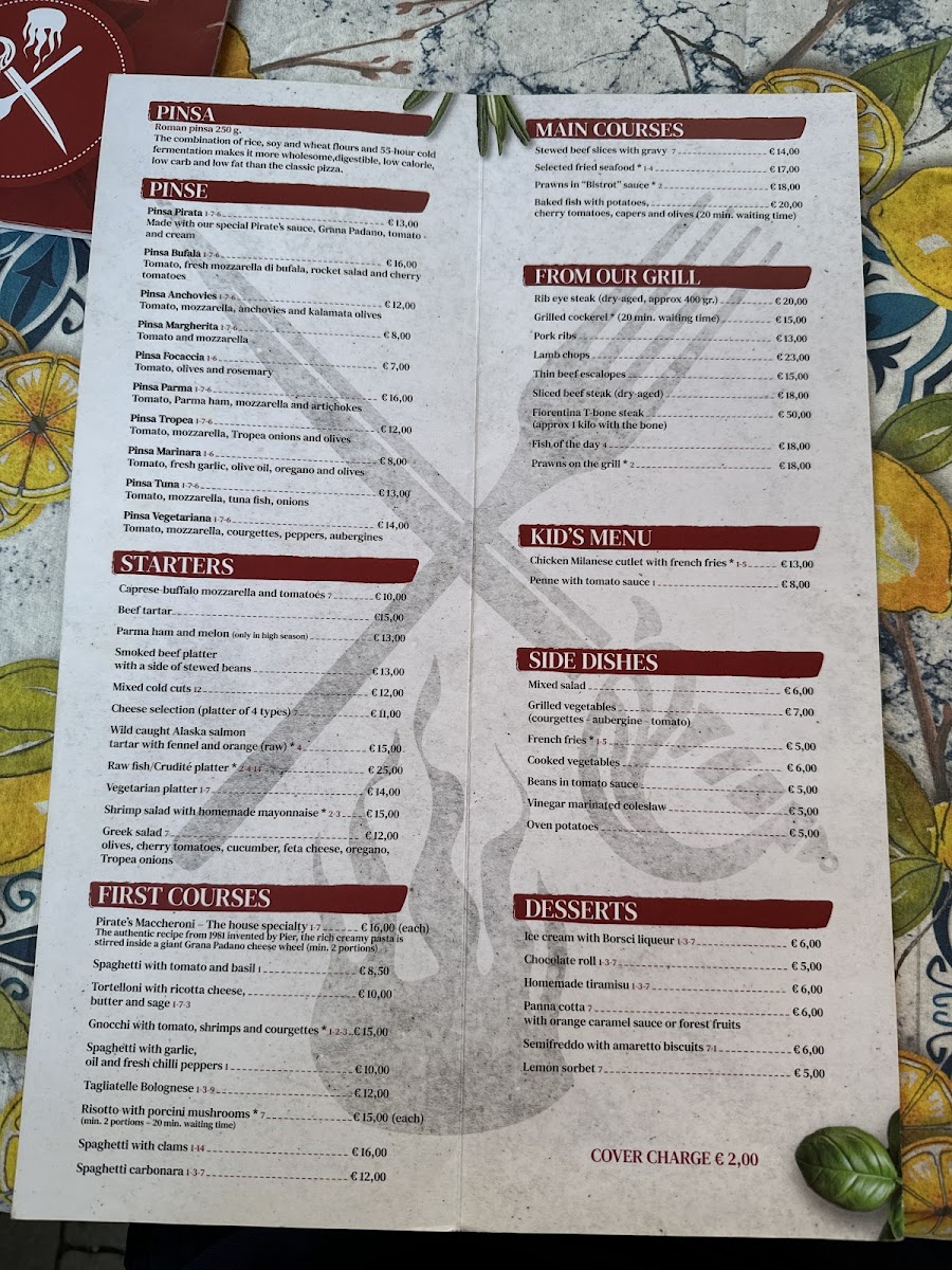 Bistrot Grill Da Pier Photo Menu 4