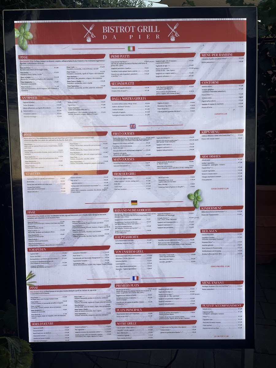 Bistrot Grill Da Pier Photo Menu 7