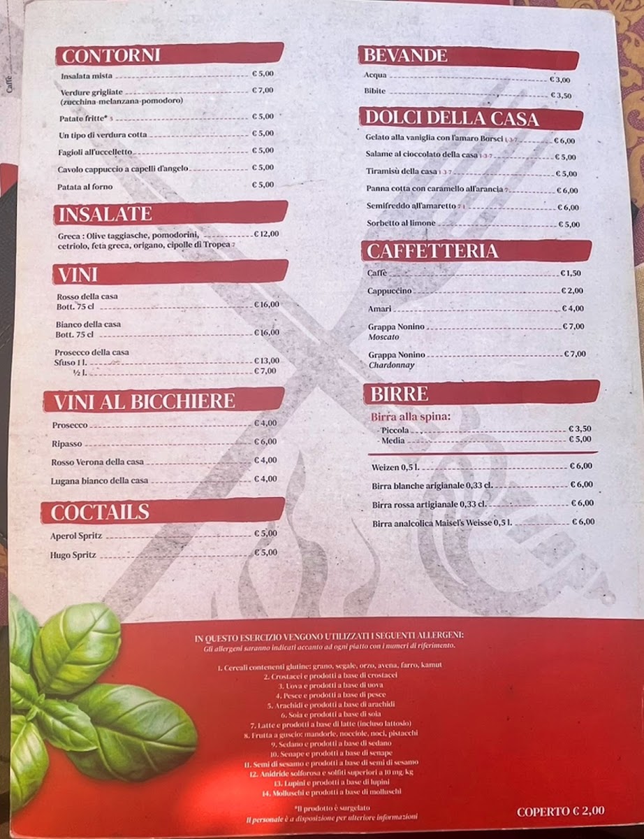 Bistrot Grill Da Pier Photo Menu 9