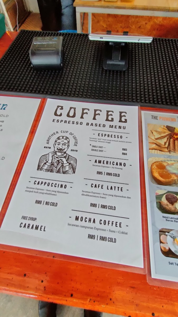 The Piumeno & Tukang Kopi Photo Menu 3