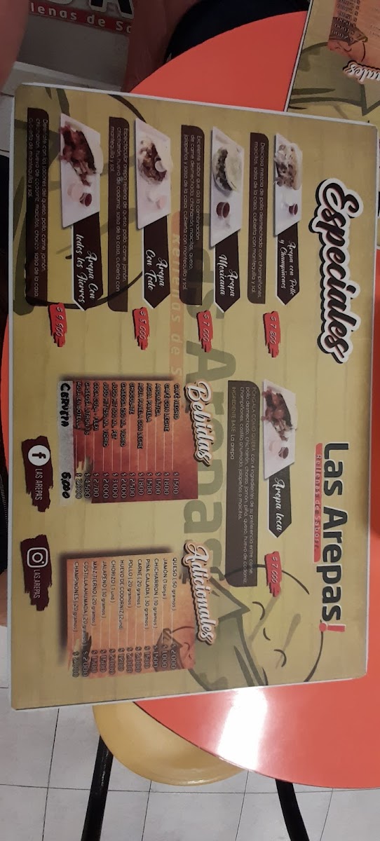 Las Arepas Rellenas De Sabor Photo Menu 1