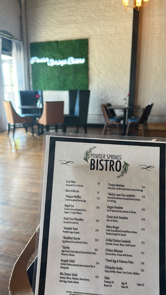 Powder Springs Bistro Photo Menu 4