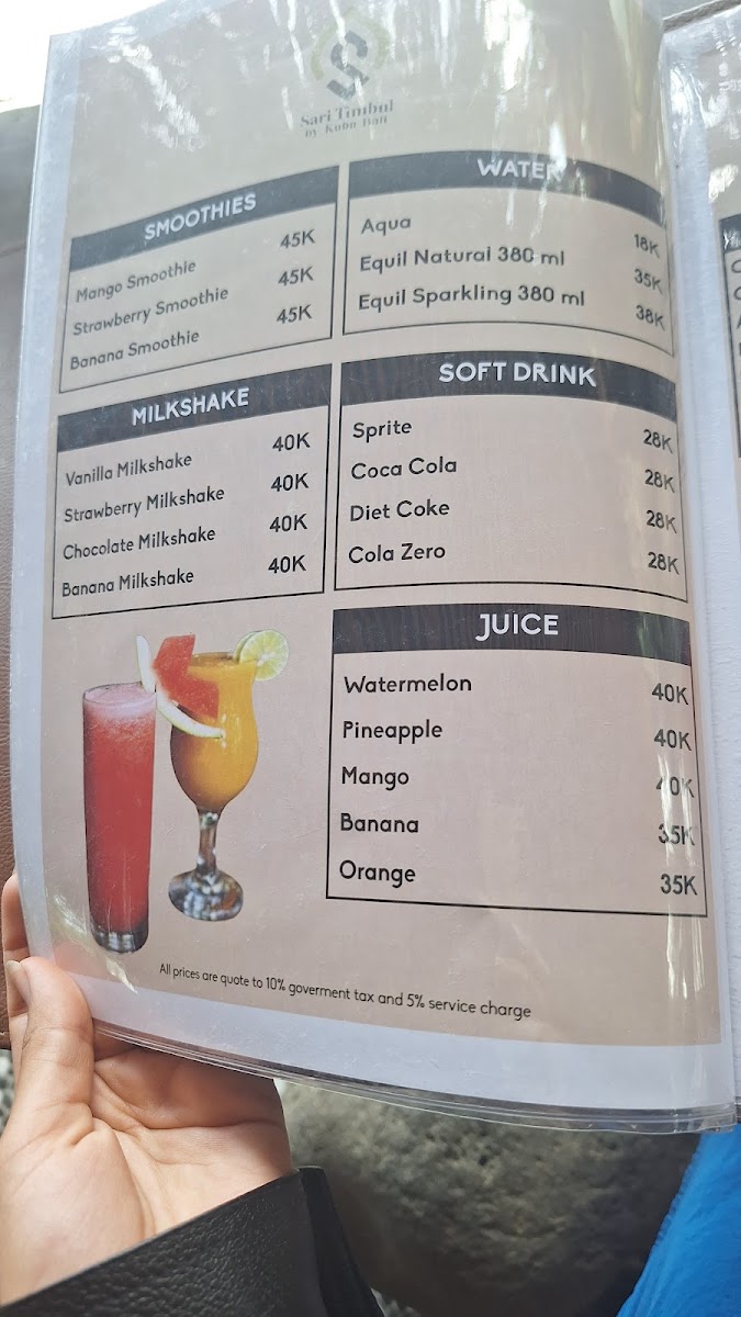 Kubu Bali Restaurant and Swing Photo Menu 10