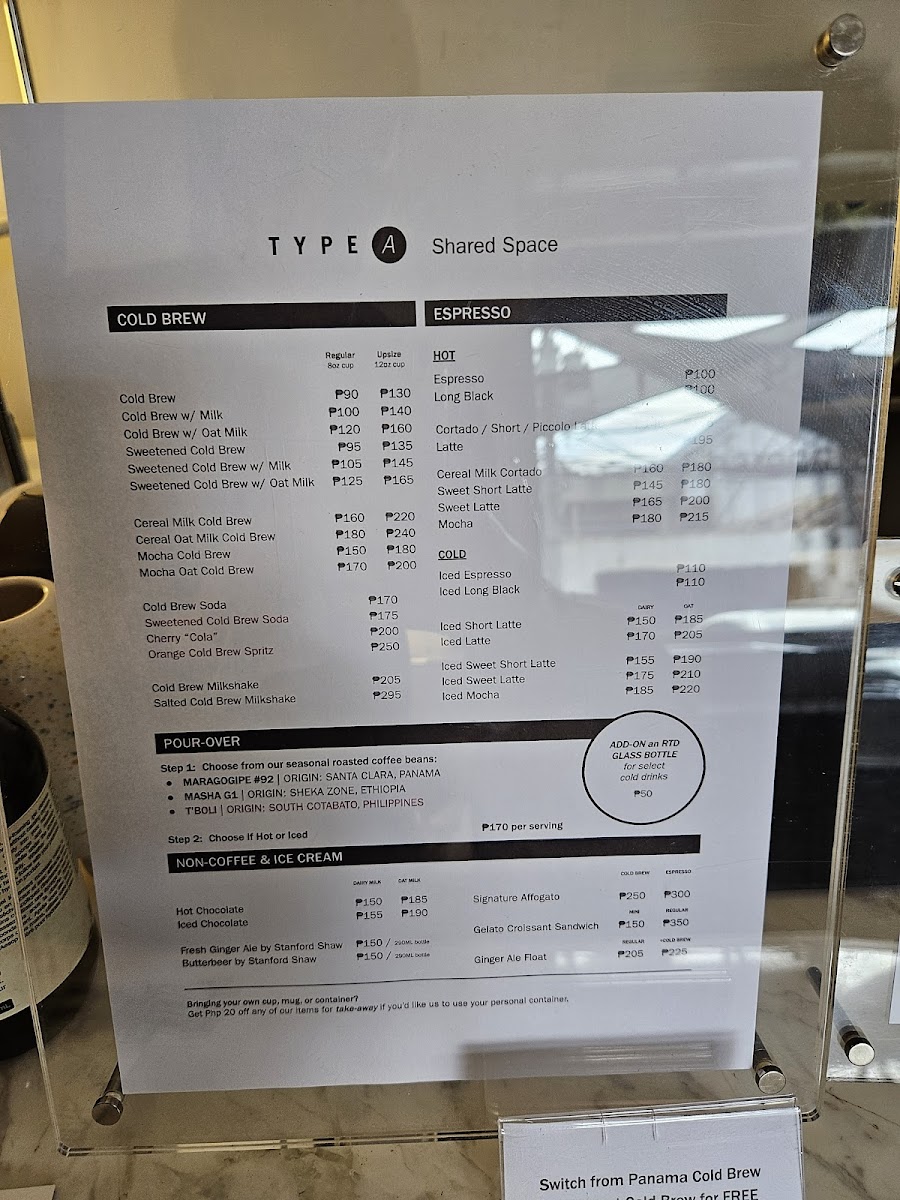 Type A Shared Space Photo Menu 2
