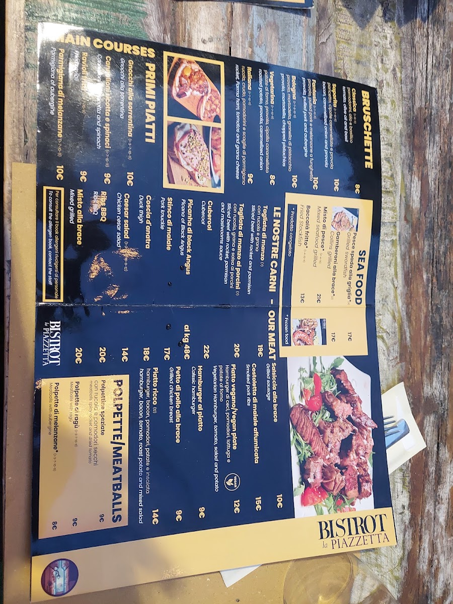 Bistrot la Piazzetta Photo Menu 5