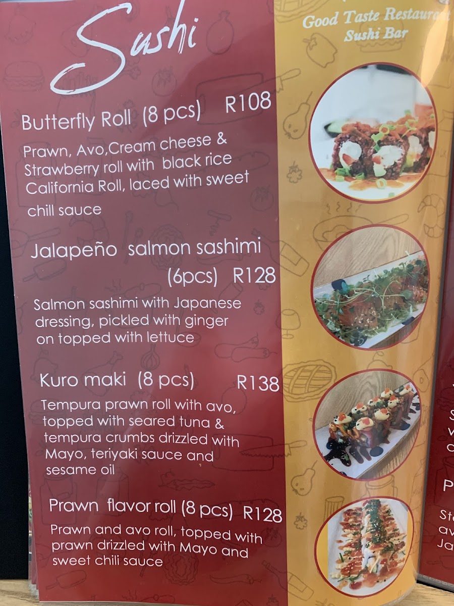 Good Tasty Chinese Restaurant & Sushi Bar Photo Menu 10