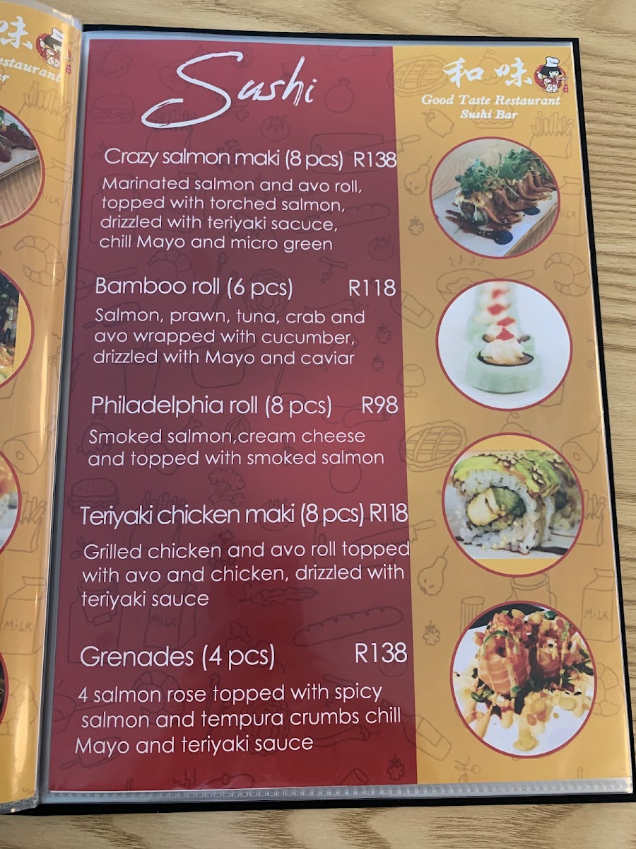 Good Tasty Chinese Restaurant & Sushi Bar Photo Menu 5