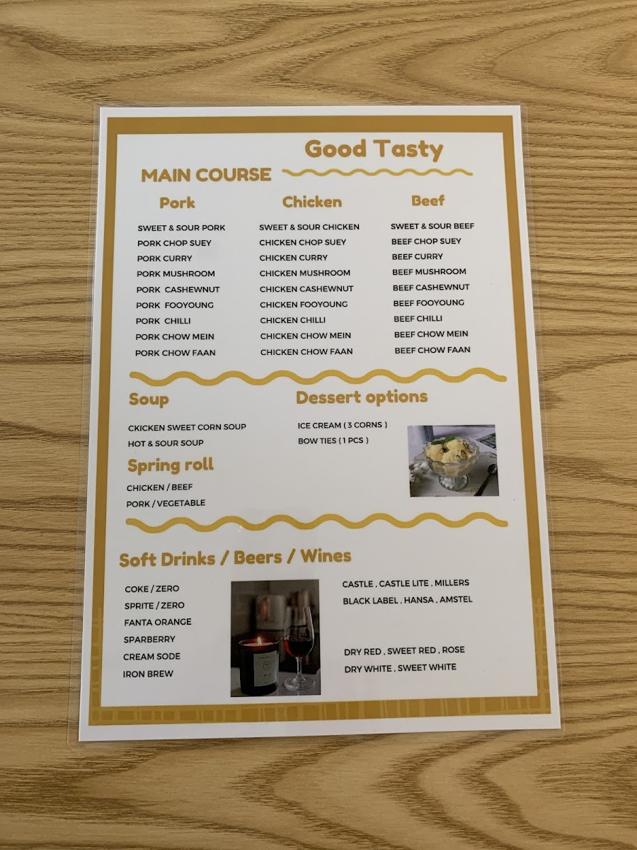 Good Tasty Chinese Restaurant & Sushi Bar Photo Menu 8
