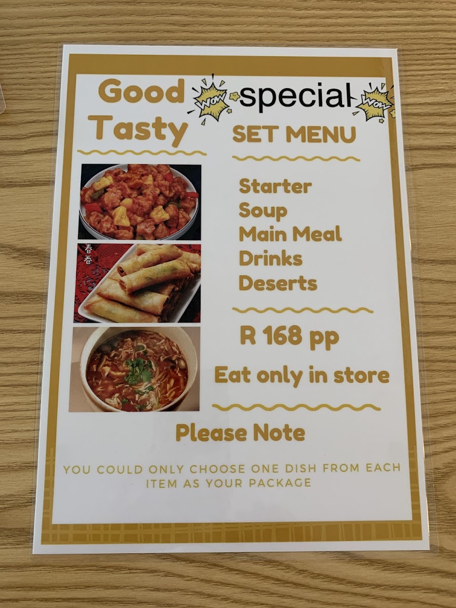 Good Tasty Chinese Restaurant & Sushi Bar Photo Menu 9