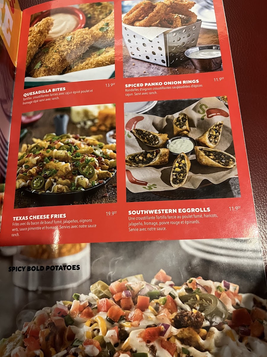 Chili's - Berges du Lac Photo Menu 4