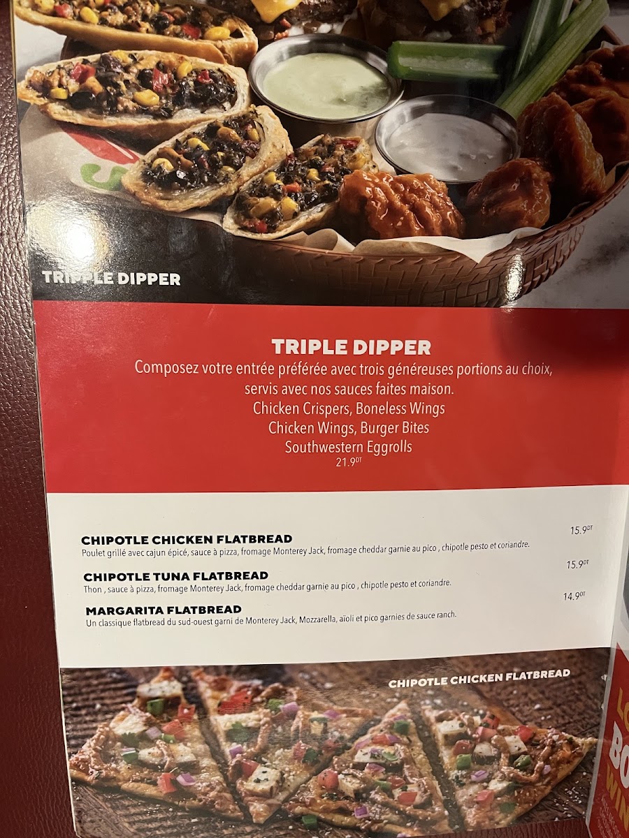 Chili's - Berges du Lac Photo Menu 8