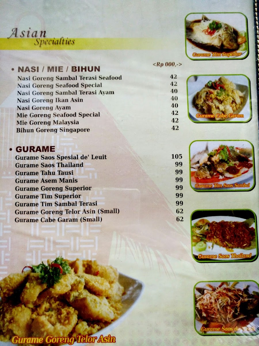 Leuit Ageung Restoran Photo Menu 2