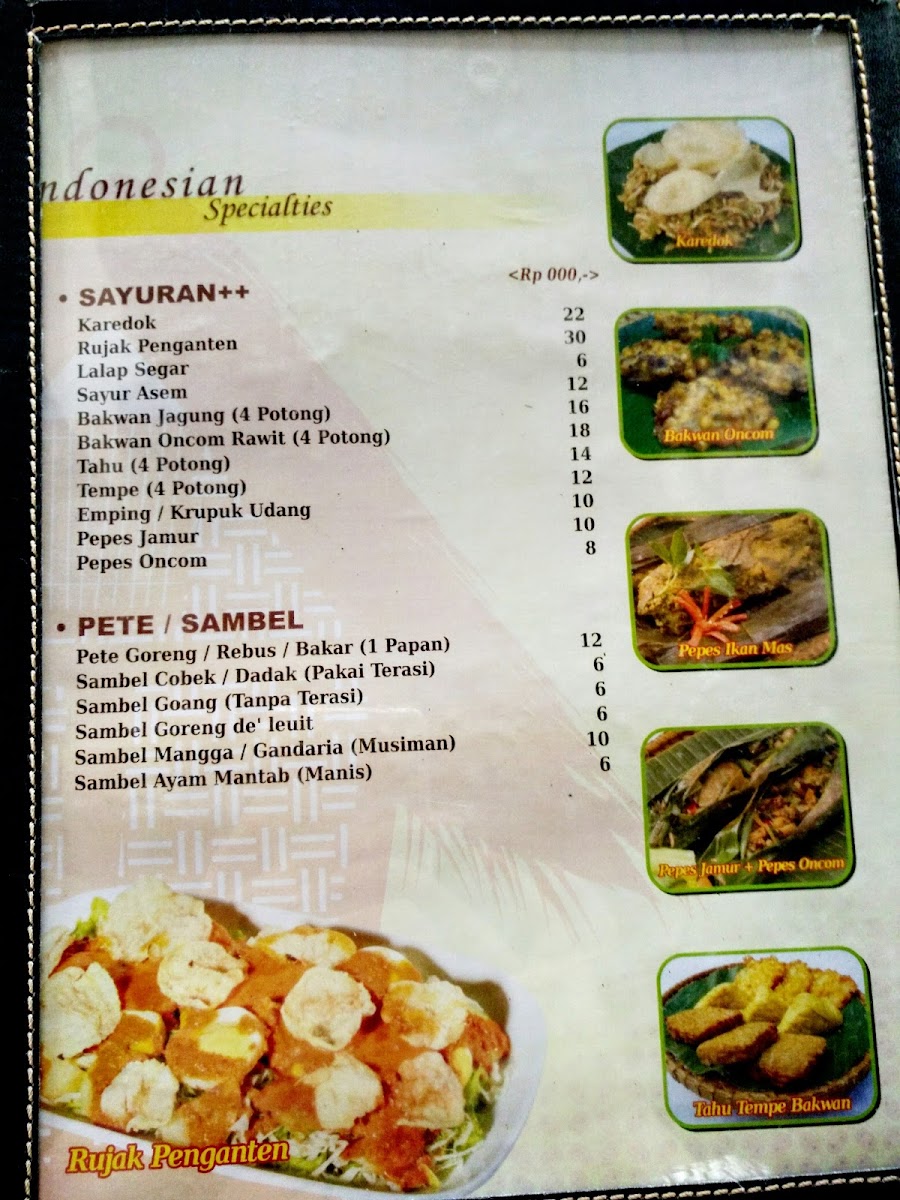 Leuit Ageung Restoran Photo Menu 8
