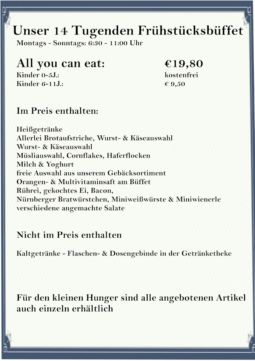 Vierzehn Tugenden Photo Menu 3