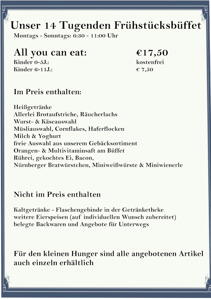 Vierzehn Tugenden Photo Menu 4